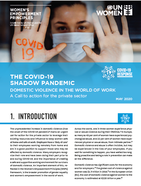 COVID-19 WEPs Domestic Violence 