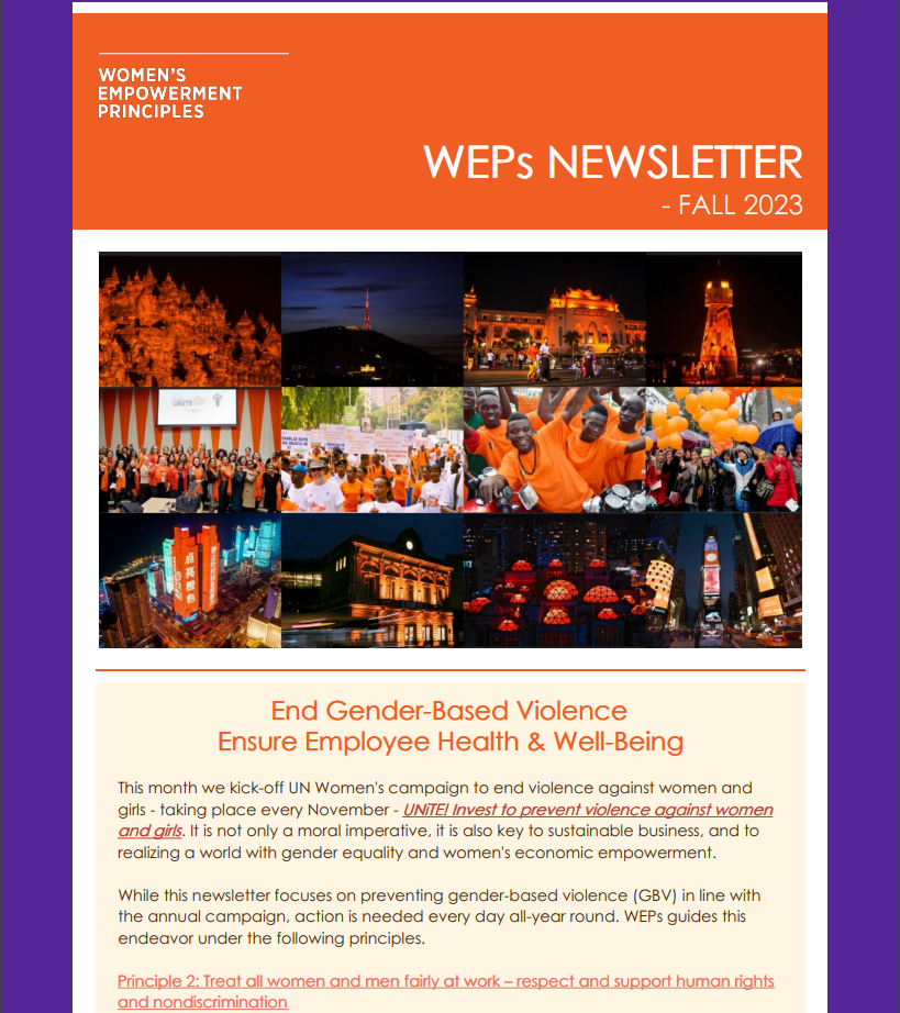 WEPs Newsletter November 2023