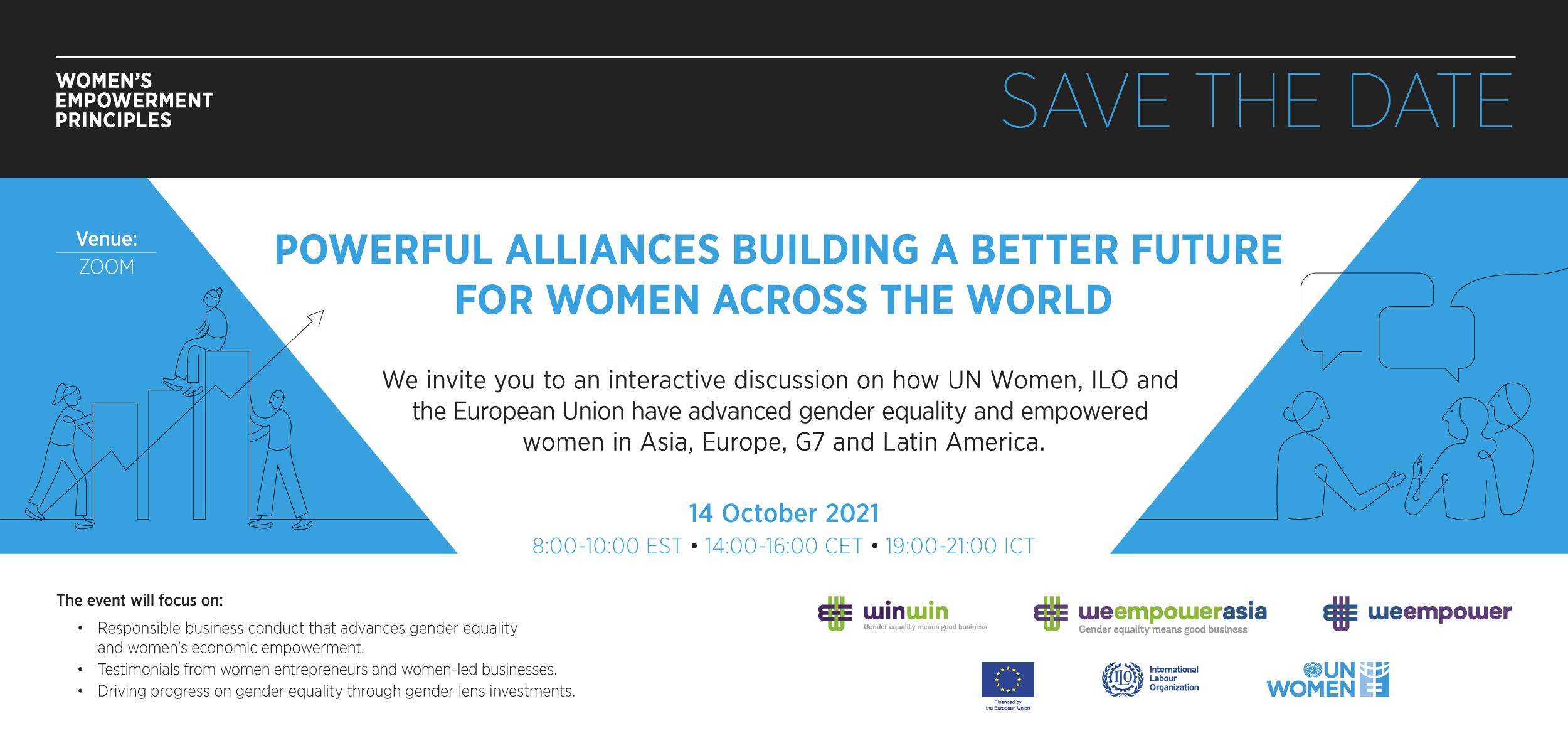 Powerful alliances building a better future for women across the world