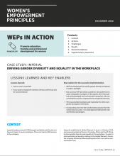 Driving Gender Diversity and Equality in the Workplace