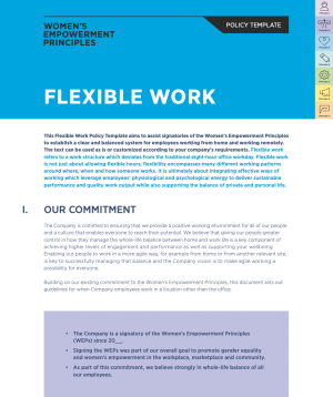 Flexible Work Policy Template